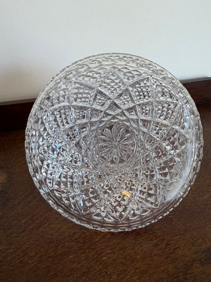Vintage Pressed Glass Ship’s Decanter