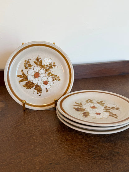 Vintage Mountain Wood Collection Stoneware Plate Set (8 Pieces)