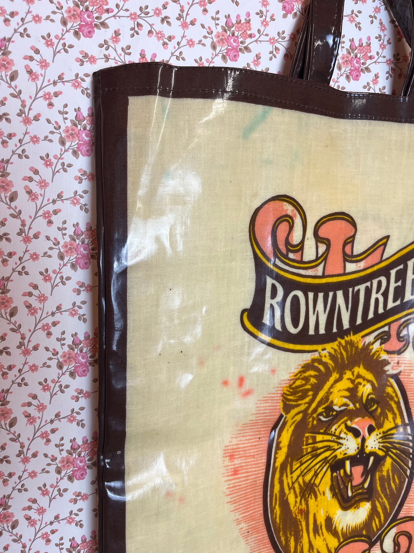 Vintage 1970s Rowntrees Lion Bar Tote Bag