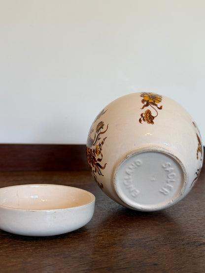 Vintage Sadler Floral Ginger Jar