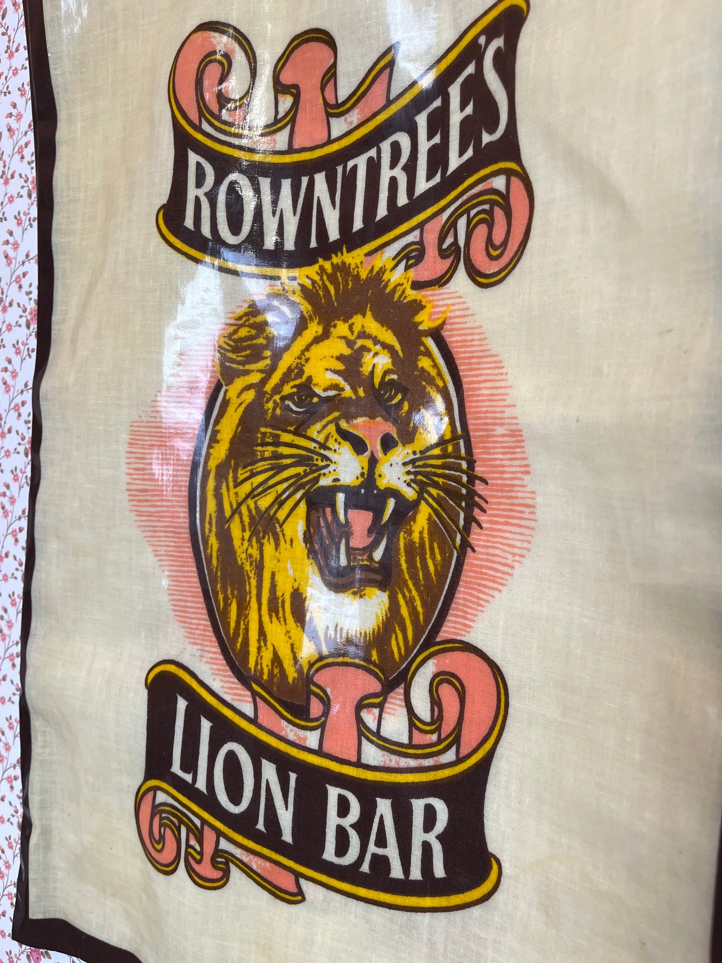 Vintage 1970s Rowntrees Lion Bar Tote Bag