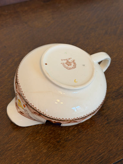 Vintage Alfred Meakin Floral Gravy Boat
