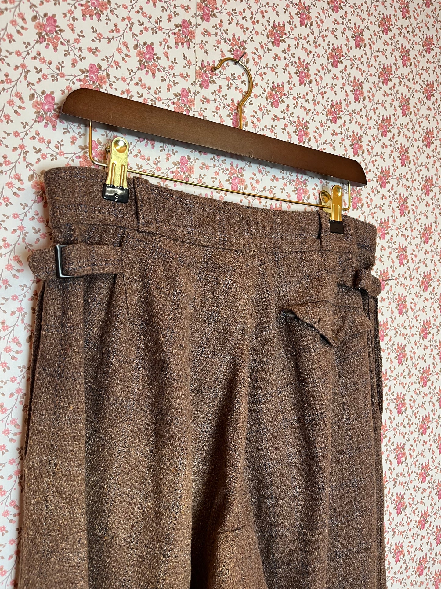 Antique 1930s Hand Made Woollen Pantaloons