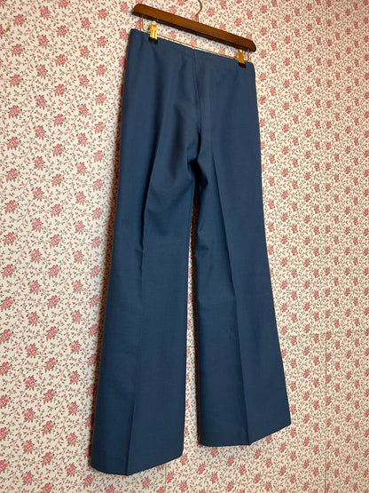 Vintage 1970s Hand Made Fine Twill Flares