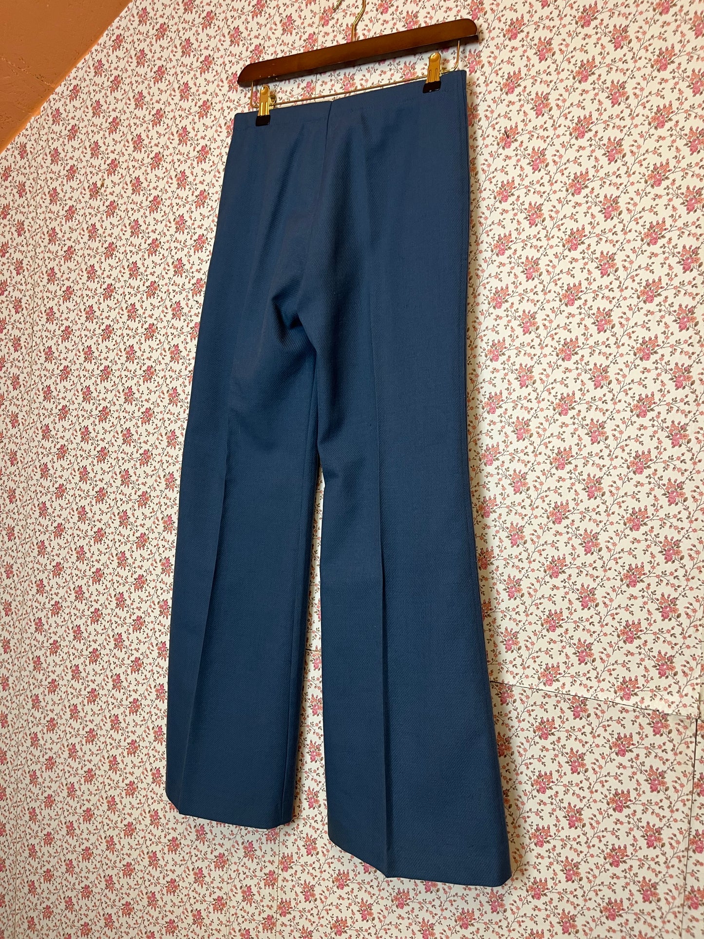 Vintage 1970s Hand Made Fine Twill Flares