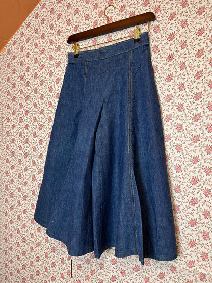 Vintage 1970s Lee Denim Culottes