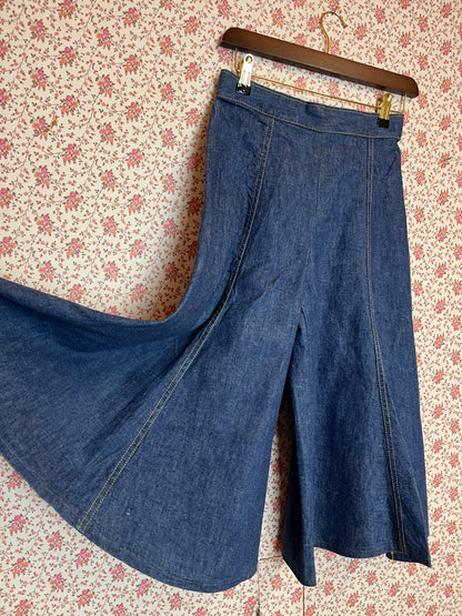 Vintage 1970s Lee Denim Culottes