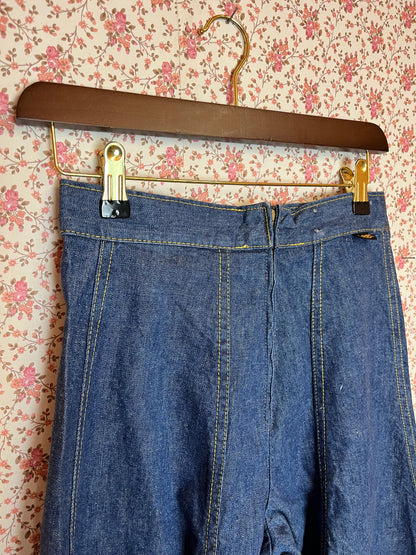 Vintage 1970s Lee Denim Culottes