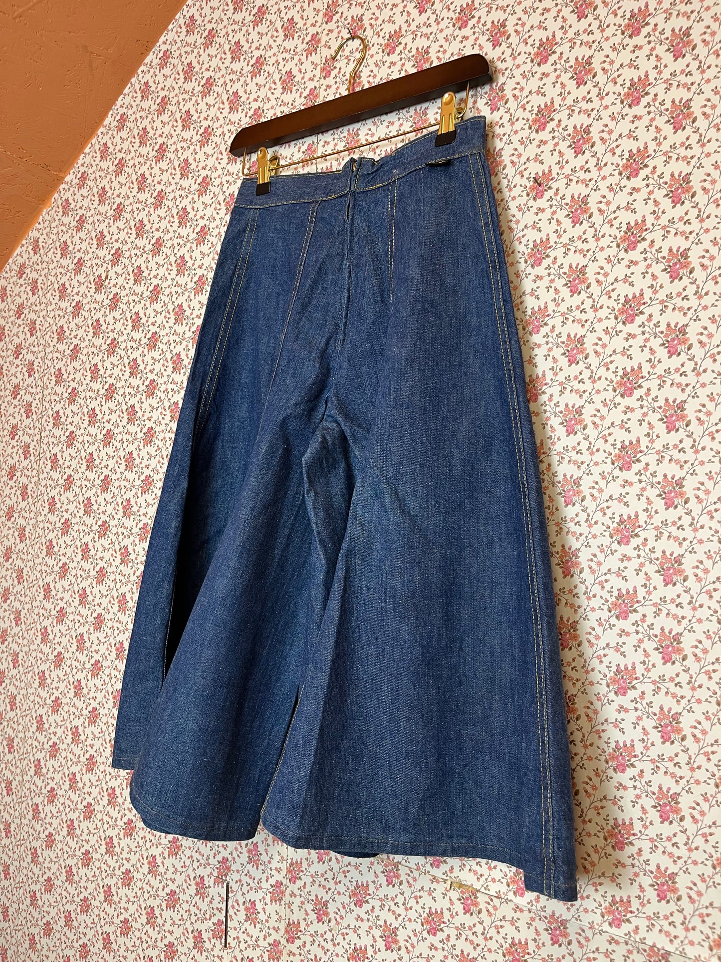 Vintage 1970s Lee Denim Culottes