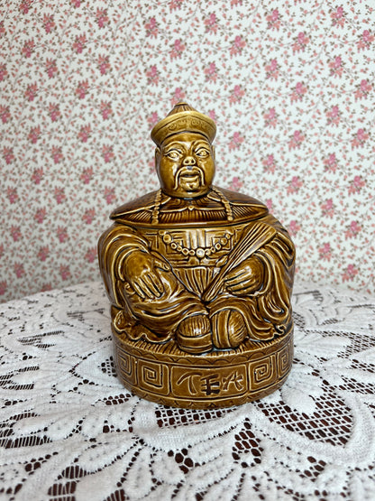 Vintage 1970s Sadler China Man Tea Jar