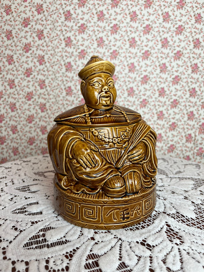 Vintage 1970s Sadler China Man Tea Jar