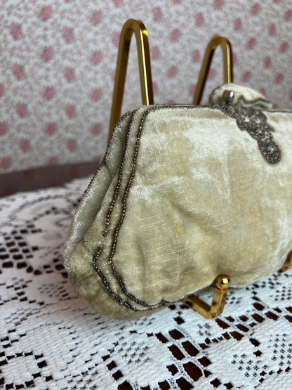 Vintage 1920s Silk Velvet Purse