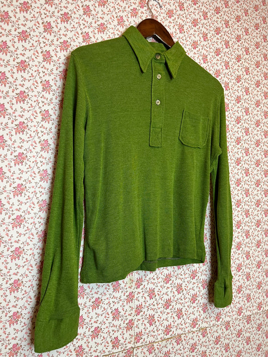 Vintage 1960s Acryl Popover Shirt