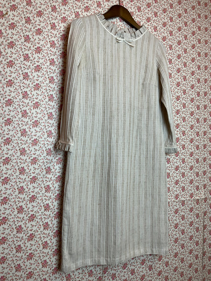 Vintage 1960s Handmade Twill Mod Dress