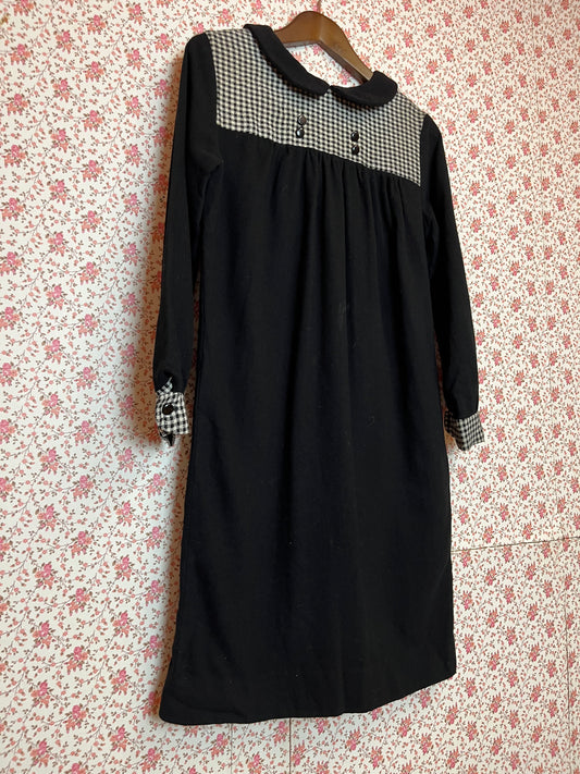 Vintage 1960s Wool Babydoll Dress
