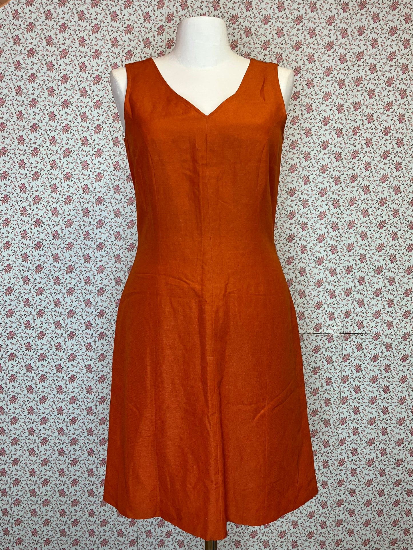 Vintage 1990s Laura Ashley Silk & Linen Dress Lourose Vintage Vintage 1990s Laura Ashley Silk & Linen Dress Lourose Vintage