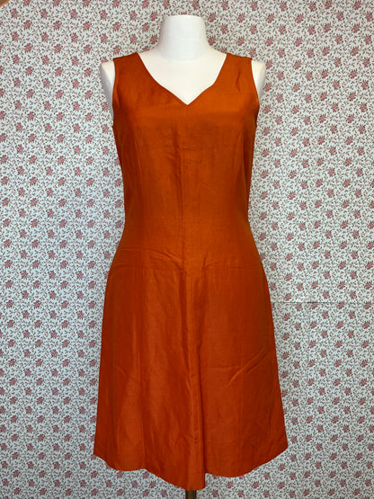 Vintage 1990s Laura Ashley Silk & Linen Dress