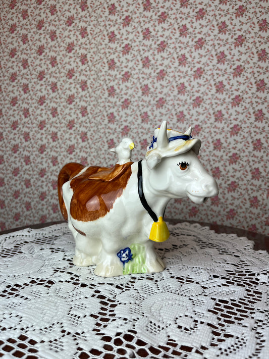 Vintage Price & Kensington Cow Novelty Teapot