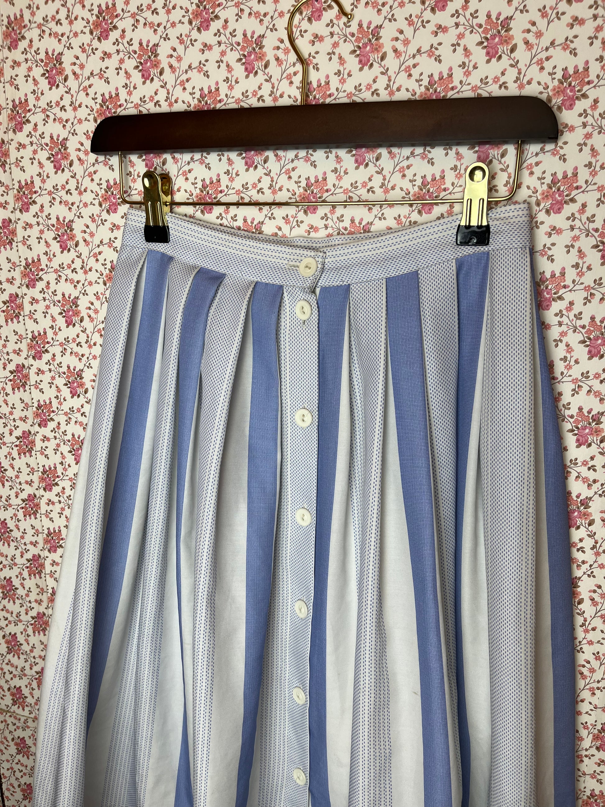 1970s top striped skirt